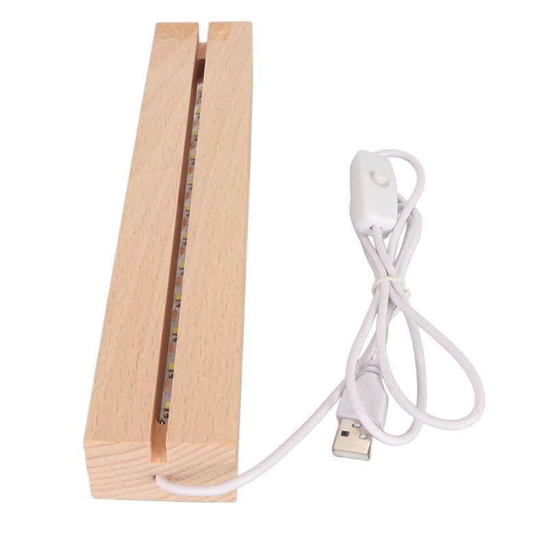 LED Display Base For Glass Artworks With USB Interface 18cm Size - Image 2