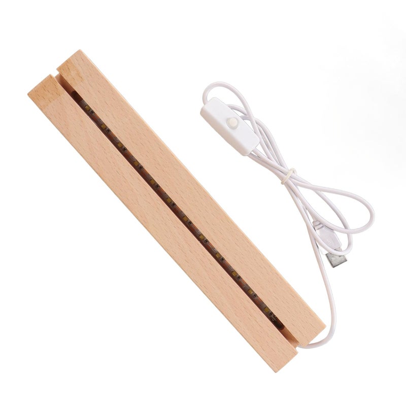 LED Display Base For Glass Artworks With USB Interface 18cm Size - Image 5