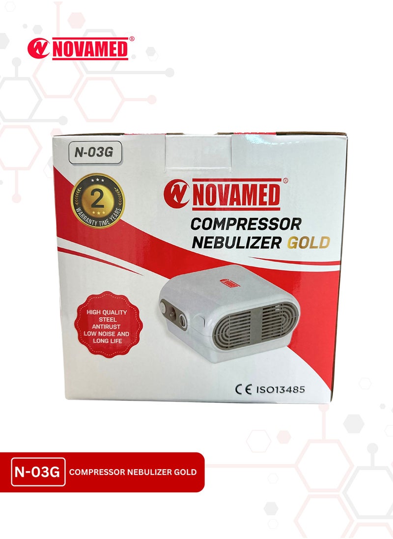 NOVAMED Compressor Nebulizer Gold (N-03G)  - Image 2