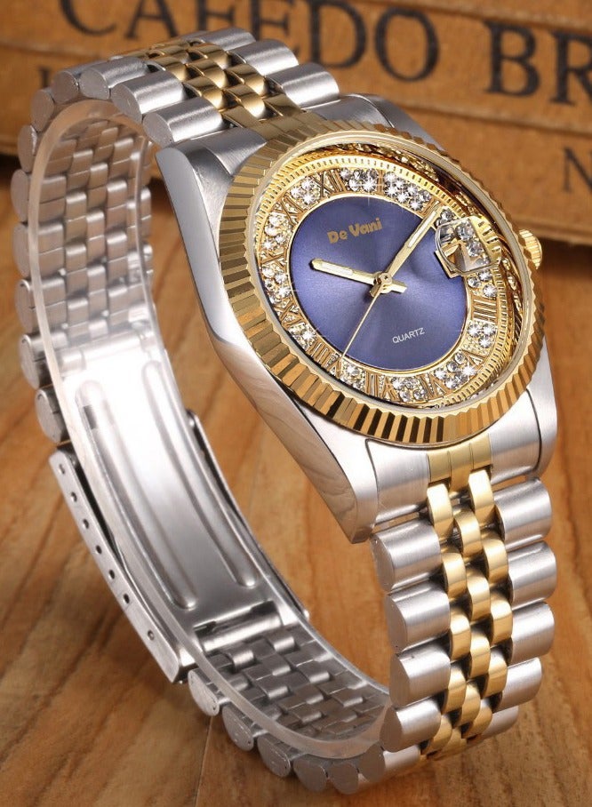 دي فاني ساعة يد للنساء من دي فاني ستانلس ستيل أنالوج بعقارب - Image 1