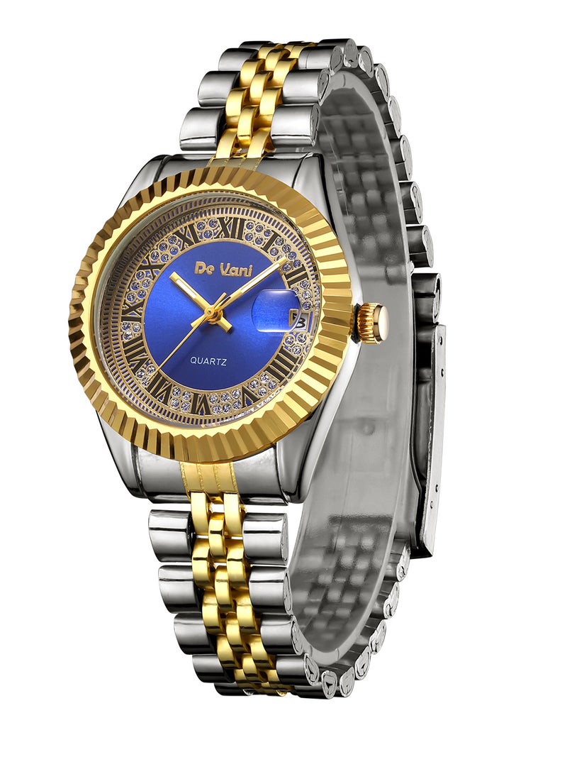 دي فاني ساعة يد للنساء من دي فاني ستانلس ستيل أنالوج بعقارب - Image 3