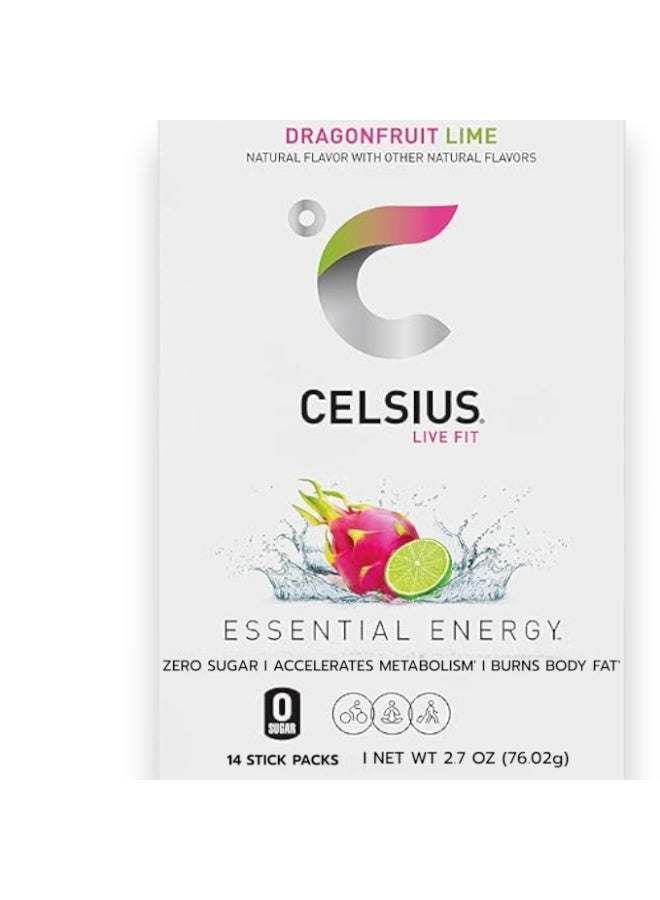 CELSIUS مشروب الطاقة الأساسي 2.7 أونصة (14 عصا لكل عبوة) - Image 1