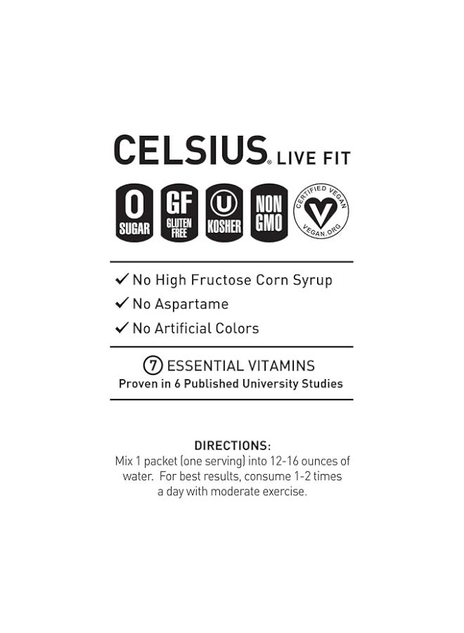 CELSIUS مشروب الطاقة الأساسي 2.7 أونصة (14 عصا لكل عبوة) - Image 2