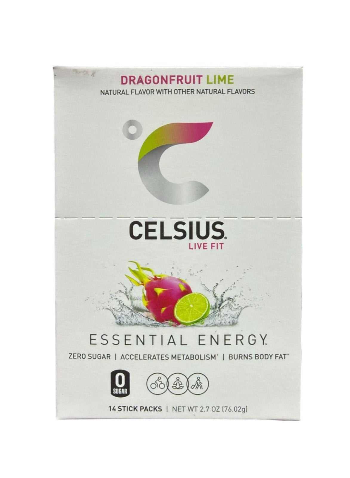 Celsius Essential Energy Drink 2.7Oz Pack 14 Sticks