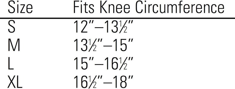 Cramer Diamond Knee Stabilizer - Padded Knee Brace for ACL & MCL Support, Adjustable with Open Patella, Black - Image 3