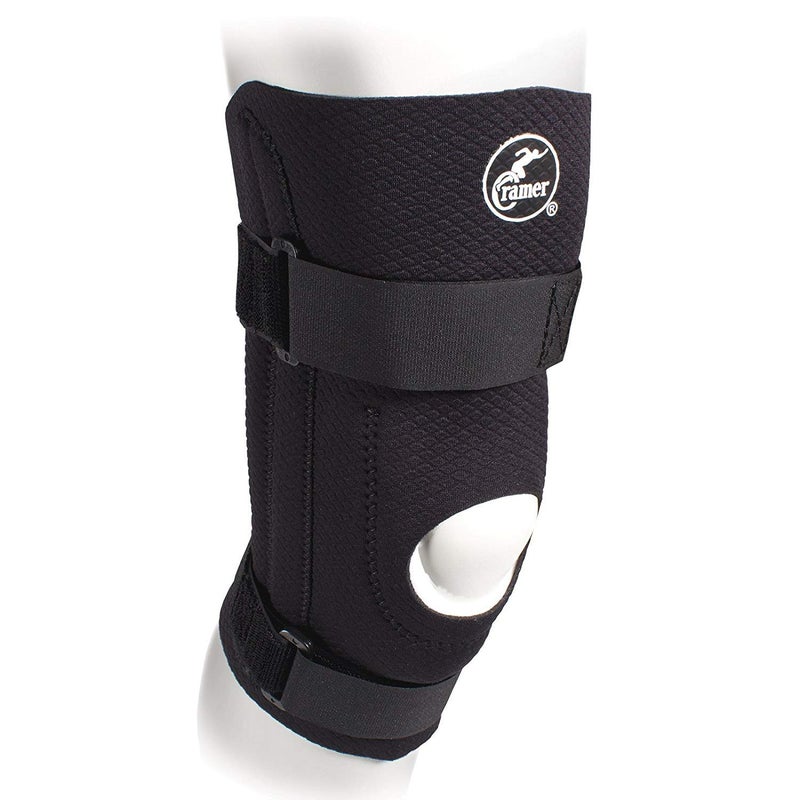 Cramer Diamond Knee Stabilizer - Padded Knee Brace for ACL & MCL Support, Adjustable with Open Patella, Black - Image 1