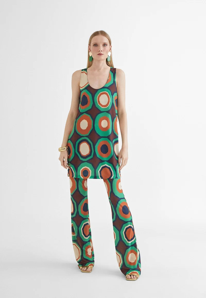 Lola Casademunt Long printed top