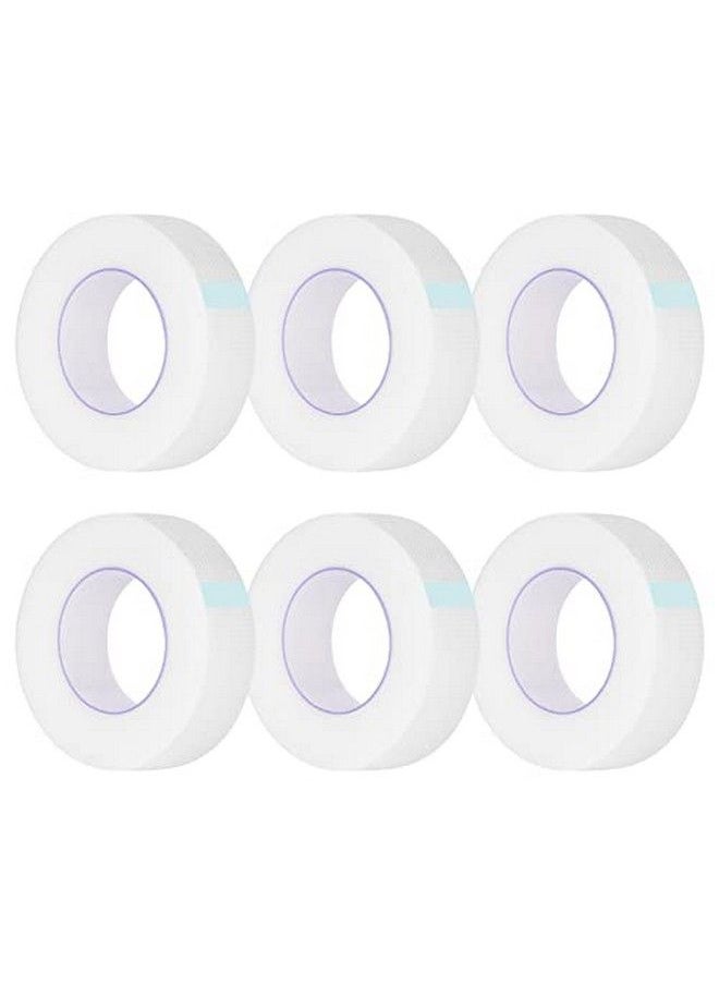 Kirecoo - 6 Rolls Lash Tape Adhesive Eyelash Tape Breathable Eyelash Extension Tape Pe Lash Tape For Eyelash Extensions Eyelash Extension Supplies 9 M/10 Yard Each Roll (Transparent) - Image 1