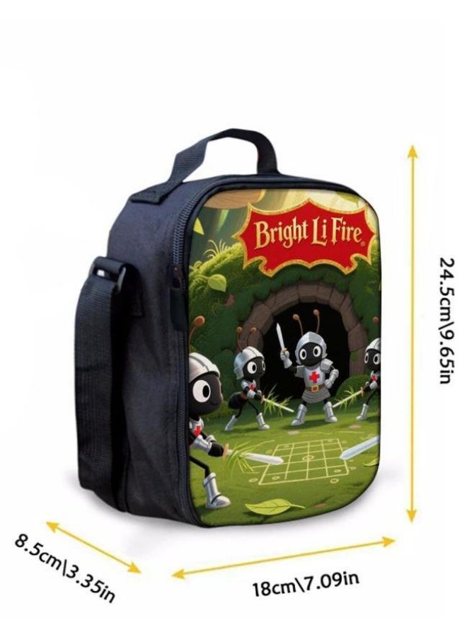 واضح من النار مجموعة من ثلاث قطع من حقائب الرسوم المتحركة، تتعامل بسهولة مع المناسبات المختلفة (الطلاب والأطفال ونزهات الأصدقاء وتسلق الجبال والدراسة وما إلى ذلك) | حقيبة ظهر + حقيبة محمولة باليد + حقيبة قرطاسية | هدايا الموسم المدرسي / العطلات - 9 - Image 3