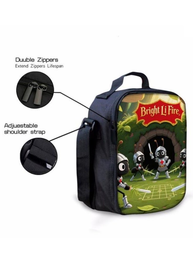 واضح من النار مجموعة من ثلاث قطع من حقائب الرسوم المتحركة، تتعامل بسهولة مع المناسبات المختلفة (الطلاب والأطفال ونزهات الأصدقاء وتسلق الجبال والدراسة وما إلى ذلك) | حقيبة ظهر + حقيبة محمولة باليد + حقيبة قرطاسية | هدايا الموسم المدرسي / العطلات - 9 - Image 2