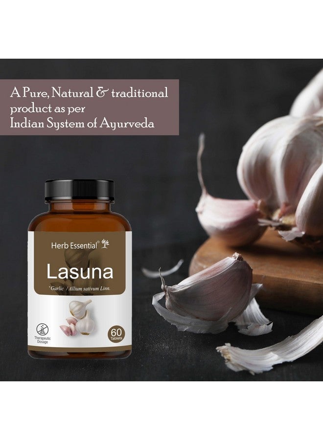 Herb Essential Lasuna (Garlic) Tablets, 500 Mg,120 Tablets | Cardiac Wellness | 100% Pure Extracts - Image 5