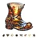 Jigfoxy Wooden Puzzles for Adults Fall in a Boot Wood Puzzles Adult Unique Animal Shape Wooden Jigsaw Puzzle for Puzzle Lovers Family Friend L134 131in225pcs - Image 2