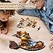 Jigfoxy Wooden Puzzles for Adults Fall in a Boot Wood Puzzles Adult Unique Animal Shape Wooden Jigsaw Puzzle for Puzzle Lovers Family Friend L134 131in225pcs - Image 4