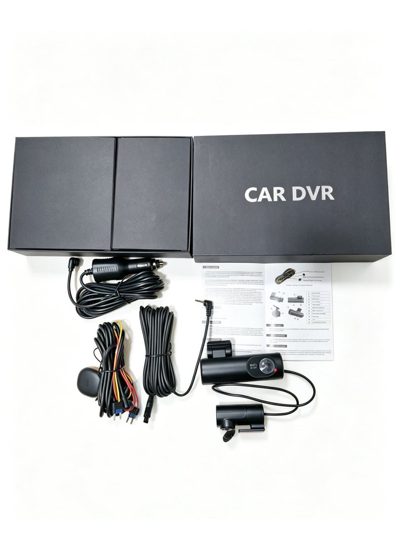 Saivision Dual Dash Cam Front 4K + Rear 1080P with GPS WiFi & 64GB Card Included,Built-in GPS, 2160P Front & 1080P Rear Camera, 140° Wide Angle, G-Sensor, Parking Monitor, Car DVR for Saudi Arabia - Image 5