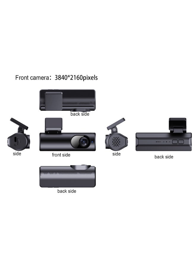 Saivision Dual Dash Cam Front 4K + Rear 1080P with GPS WiFi & 64GB Card Included,Built-in GPS, 2160P Front & 1080P Rear Camera, 140° Wide Angle, G-Sensor, Parking Monitor, Car DVR for Saudi Arabia - Image 4