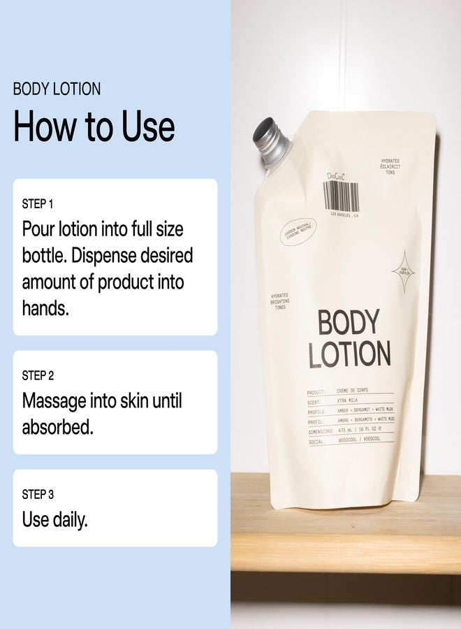 DedCool Taunt Body Lotion Refill - Lightweight, Deeply Hydrating Formula with Ceramides, Snow Mushroom, and Meadowfoam Oil | Non-Toxic, Vegan, Carbon-Neutral - Image 3