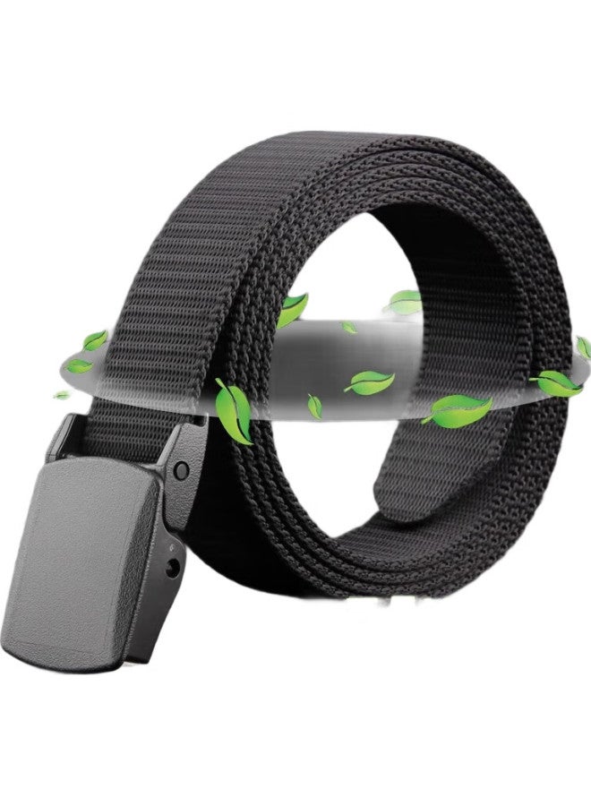 Tactical Bird Canvas Belt Men'S Metal-Free Allergy-Free Belt For Security Check Sports Outdoor Leisure Nylon Belt - Image 1