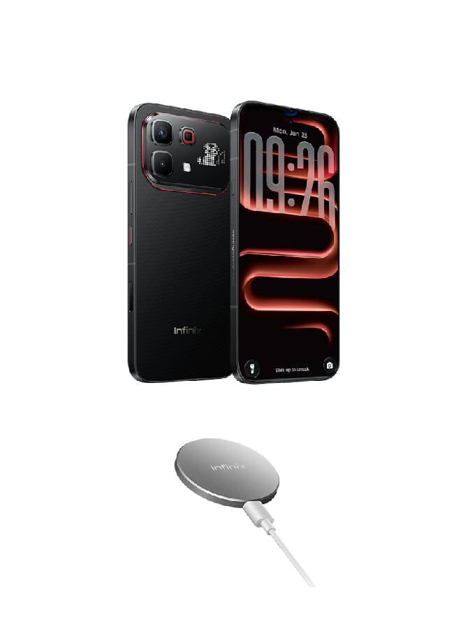 نوت 60 برو ثنائي الشريحة تورينو بلاك 24GB رام (12+12)256GB 5G مع شاحن إنفينيكس ماجباد 30W مجاني