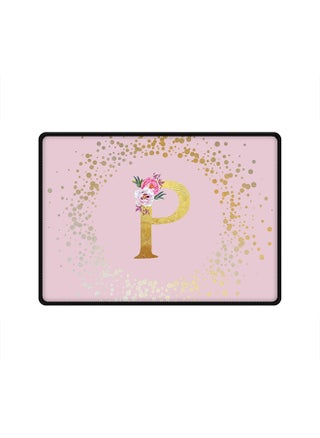 Designer Gaming Mouse Pad  Anti-Skid Mousepad Large Keyboard Mouse Pad Desk Mat Custom Monogram Initial Letter Floral Pattern Alphabet - P  (Pink) - pzsku/ZBE8A271A4EC2D4BC45D4Z/45/_/1696070604/1e137979-beb4-4fc1-85ab-d944696dea64
