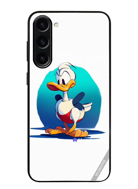 Protective Case Cover For Samsung Galaxy S24 Plus Donald Duck Design Multicolour