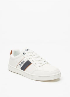 Lee Cooper حذاء رياضي رجالي سادة مع رباط للإغلاق  - Image 1