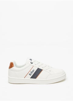 Lee Cooper حذاء رياضي رجالي سادة مع رباط للإغلاق  - Image 2