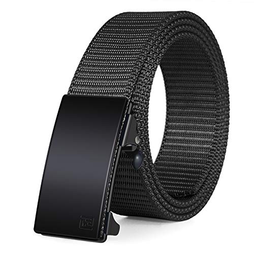 FAIRWIN Ratchet Belts for Men - Nylon Web Belts for Golf Work Casual, Adjustable Webbing for Daily/Outdoor/Business - Image 1