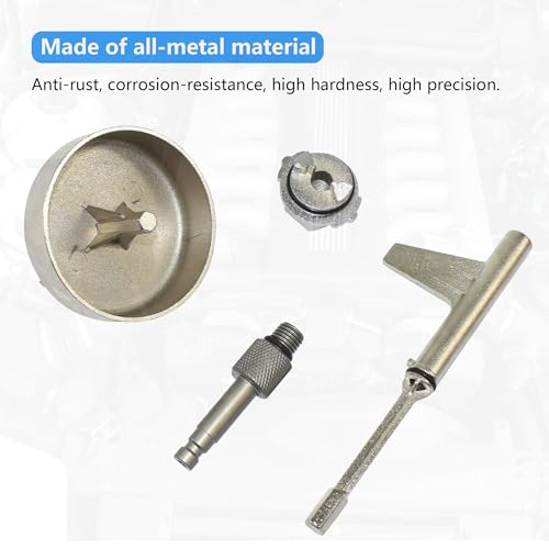 Yuesstloo أداة تعبئة زيت نقل الحركة المعدنية من يويستلو، متوافقة مع مرسيدس بنز 725.0 9G-Tronic سائل نقل الحركة 9 سرعات ATF، أداة تغيير الزيت، استبدال 725 589 00 90 00، 725 589 02 90 00 - Image 2