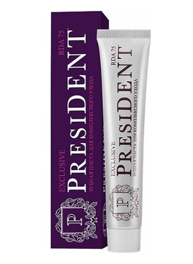 بريزدنت معجون أسنان بريزدنت إكسكلوسيف 75 مل - عناية استثنائية وحماية شاملة للأسنان واللثة - Image 1