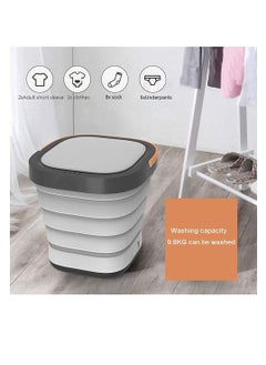 Cool Baby Style COOLBABY Mini Portable Washing Machine, Upgrade Foldable Washing Machine With Drying Function, Personal Underwear/Knicker/Socks/Short Sleeves Washer, For Camping Apartments Dorms Trip, Grey  - Image 4