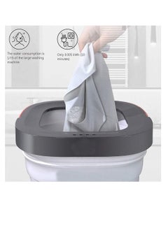 Cool Baby Style COOLBABY Mini Portable Washing Machine, Upgrade Foldable Washing Machine With Drying Function, Personal Underwear/Knicker/Socks/Short Sleeves Washer, For Camping Apartments Dorms Trip, Grey  - Image 2