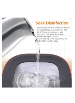 Cool Baby Style COOLBABY Mini Portable Washing Machine, Upgrade Foldable Washing Machine With Drying Function, Personal Underwear/Knicker/Socks/Short Sleeves Washer, For Camping Apartments Dorms Trip, Grey  - Image 5