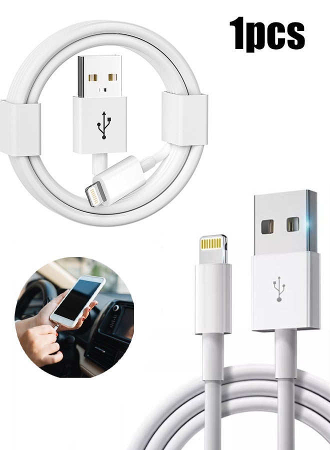 كانجلي كابل واجهة لايتنينج إلى USB-أبل 2 متر أبيض - Image 1
