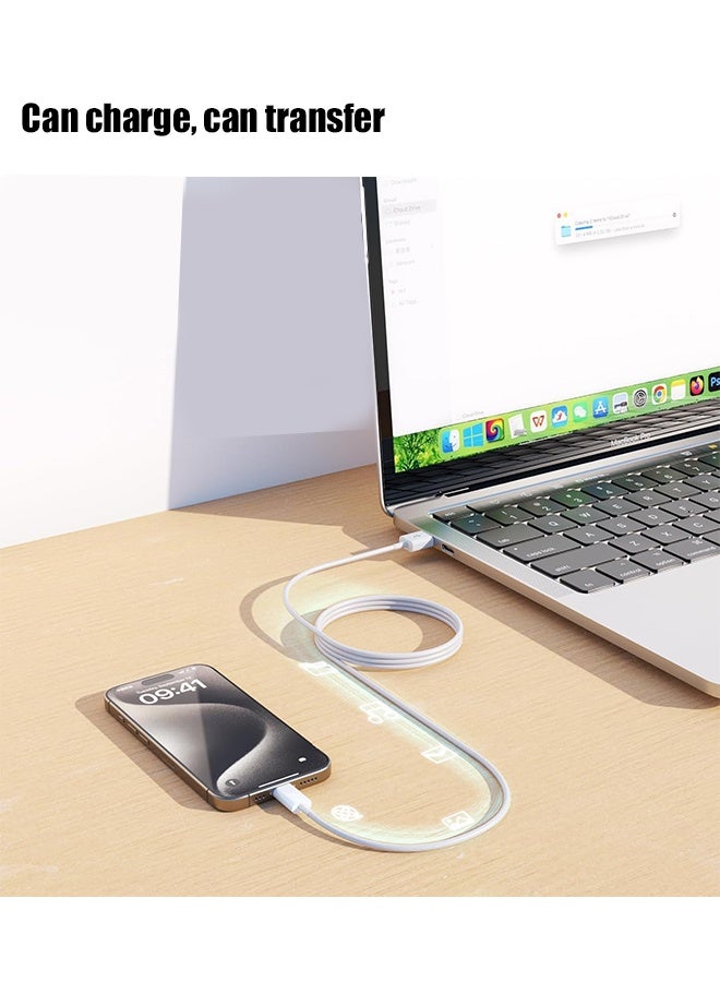 كانجلي كابل واجهة لايتنينج إلى USB-أبل 2 متر أبيض - Image 3