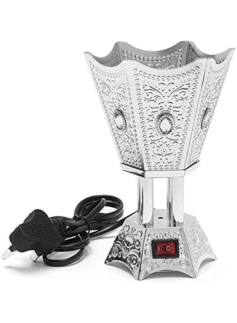 Electric Incense Burner - Silver
