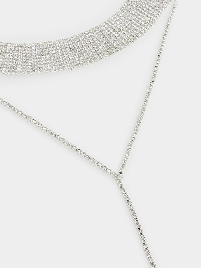 Styli Styli Embellished Tassel Choker Necklace  - Image 3