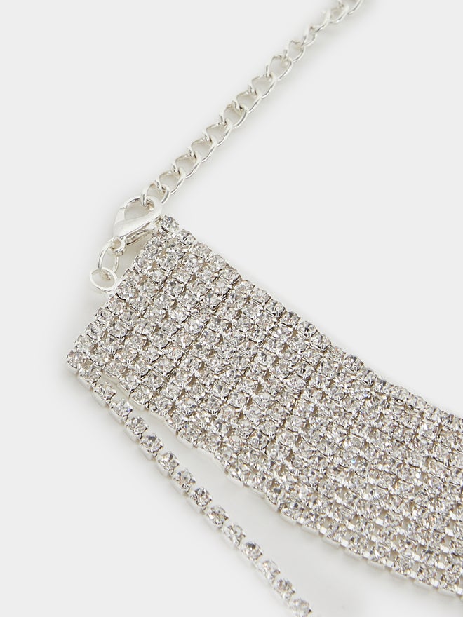 Styli Styli Embellished Tassel Choker Necklace  - Image 4