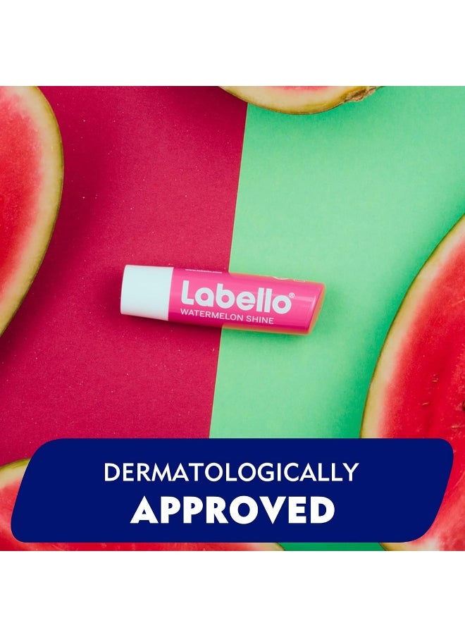 Labello - LABELLO Lip Balm, Moisturising Lip Care, Watermelon Shine, 4.8g - Image 1