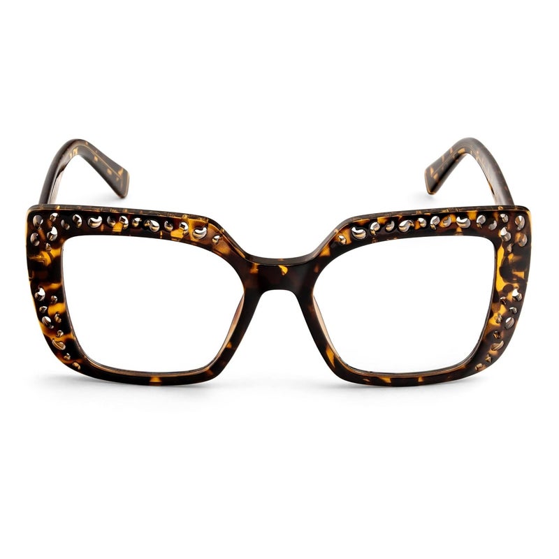 PERKEY Store PERKEY Bold Collection | Blu Cut & Antiglare Computer Eyeglasses | Full Rim Square Shape | For Women | Medium | OPTL0020 - Image 5