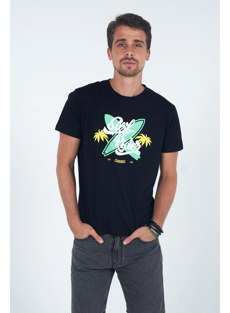 Orabelle Surf Rider T-shirt Black - Image 1