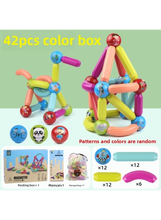 Generic 3D Changeable Magnetic Bar Children's Educational Toys Anti ...