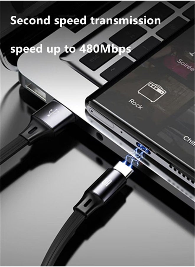 Generic 100W Multi Charging Cable 6A, Retractable Multi Charging Cord 3 in 1 Fast Charger Cord, Multi Charger Adapter with Lightning/Type C/Micro USB Ports for Cell Phones/iPhone/PS/Tablets and More  - Image 5
