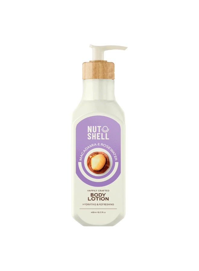 NUTSHELL Macadamia & Rose Water - Body Lotion 465 ml - Image 1
