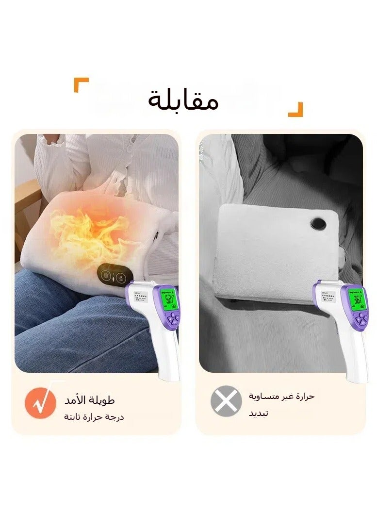 سخان يد مصنوع من الجرافين بتقنية تسخين ثابتة، قابل للشحن عبر USB، مزود بشاشة رقمية، سخان يد محمول بدون ماء. - Image 3