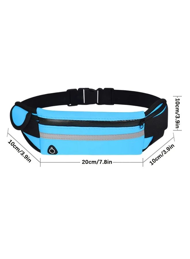 Reflective Tangerine Running Waist Bag with Phone Pouch and Bottle Holder for Outdoor Activities - Image 4