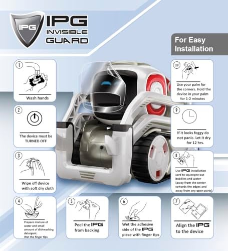IPG For Rux AI Robot Face Screen Guard. Excellent protector from unexpected attacks of kids and pets. Best protection against scratches - Image 4