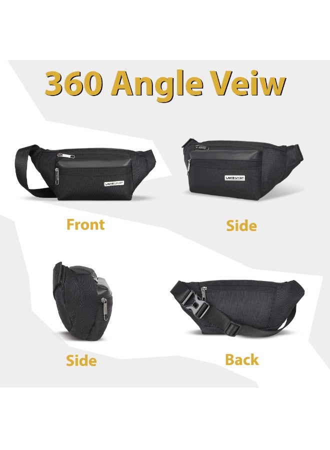 لافي حقيبة خصر لافي سبورت  لتر آلبيز سوداء - Image 4