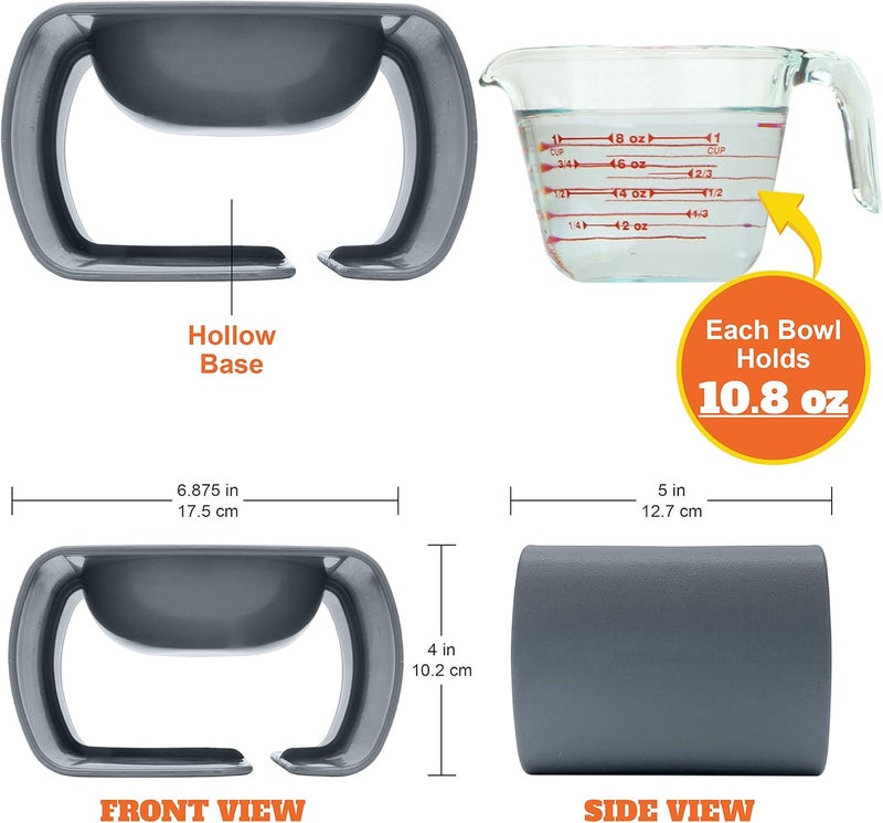 Raised Cat Food Bowl Collection/Stress Free Pet Feeder and Waterer and Slow Feed Bowls - Image 4