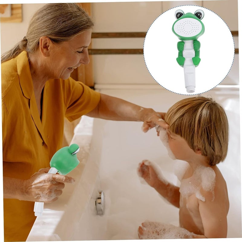 HBD Plastic Cartoon Type Handheld Shower Head Water Saving Sprayer Bath Jets Shower Sprinkler Head Baby Kids Bath Playing Handheld Shower Head 1 Piece - Image 4