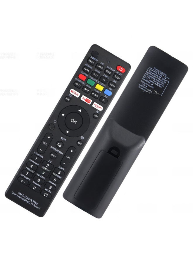 HONGYANG نسخة إنجليزية جهاز تحكم عالمي للشاشات LCD يوتيوب RM-L1130 + X Plus TV - Image 4